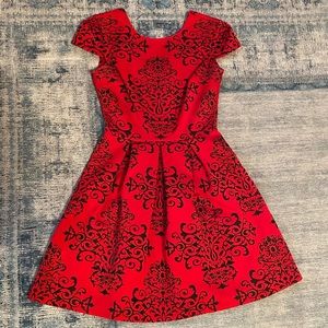 TIMELESS red formal dress
